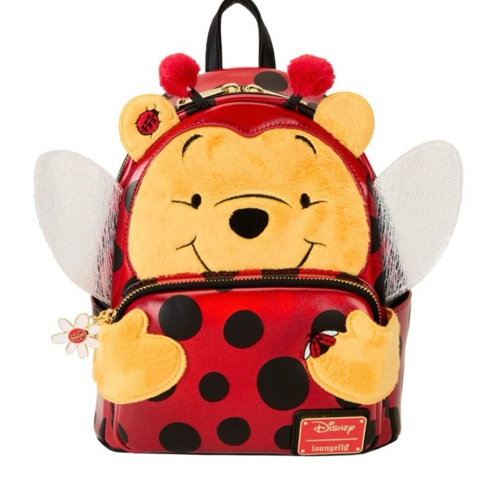 Loungefly Disney Winnie the Pooh Ladybug Costume Figural Mini Backpack